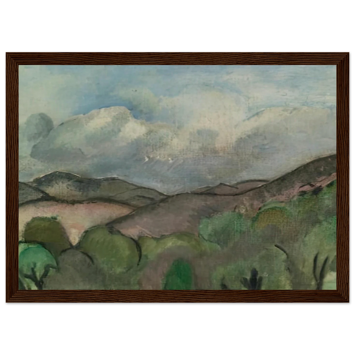 LE MONT CHAUVE A NICE 1918 Framed Poster | Henri Matisse Framed Prints Wall Art | Henri Matisse Print