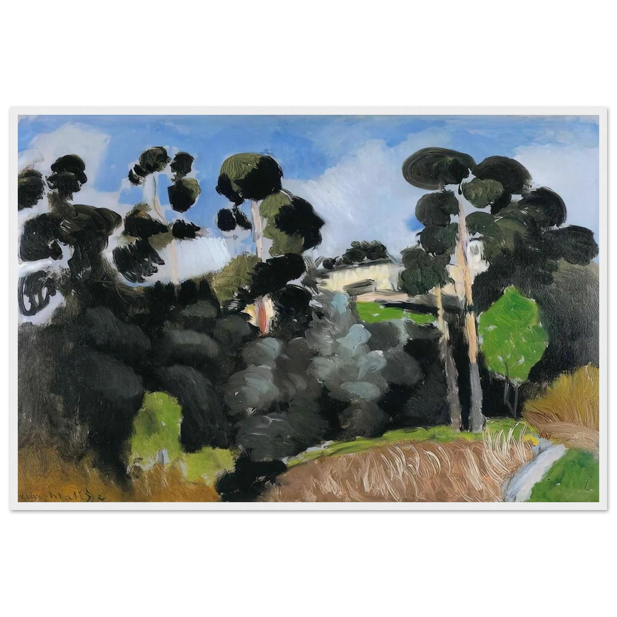 LANDSCAPE 1 Framed Poster | Henri Matisse Framed Prints Wall Art | Henri Matisse Print