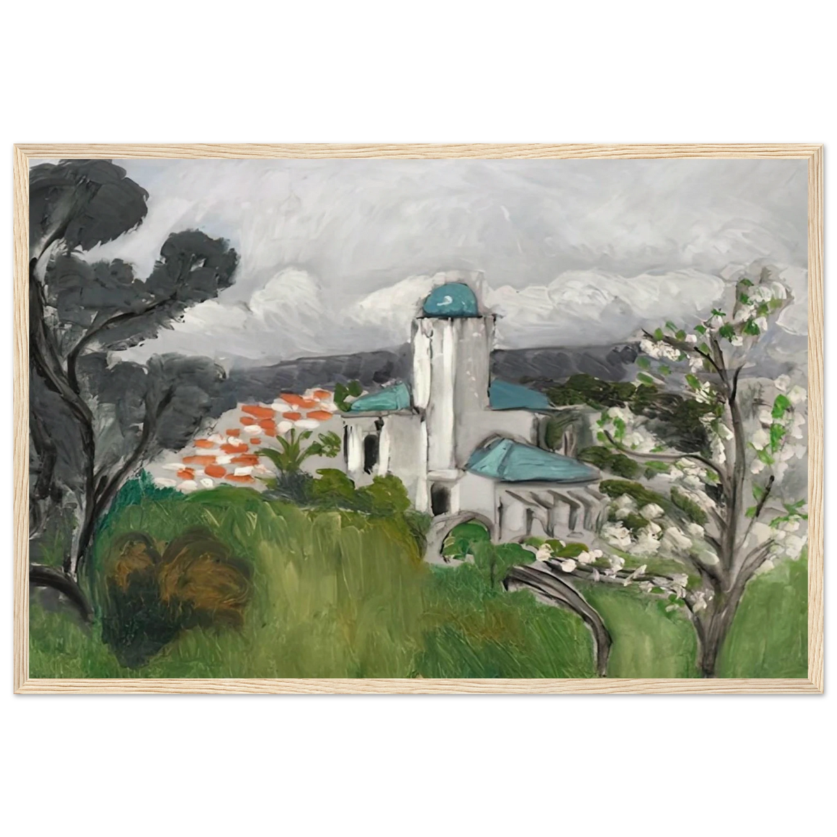 LA VILLA BLEUE 1918 Framed Poster | Henri Matisse Framed Prints Wall Art | Henri Matisse Print