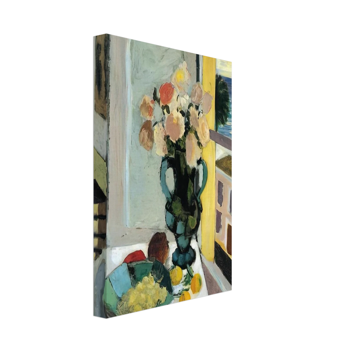 FLOWERS IN FRONT OF A WINDOW 1922 Canvas | Henri Matisse Canvas | Henri Matisse Print