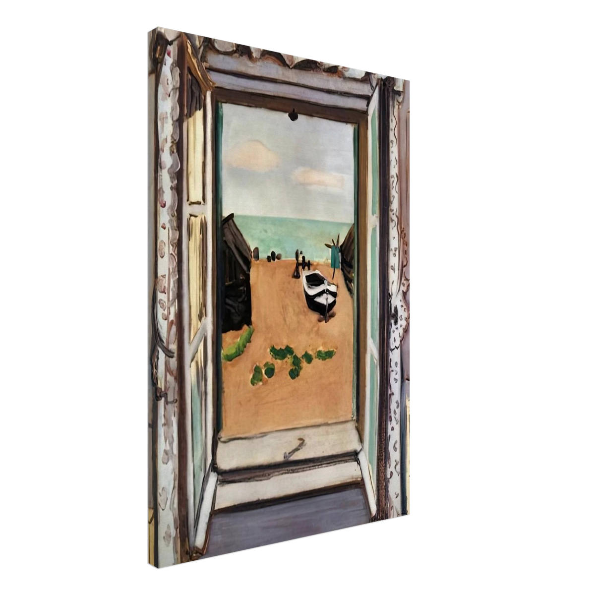 OPEN WINDOW ETRETAT 1920 Canvas | Henri Matisse Canvas | Henri Matisse Print