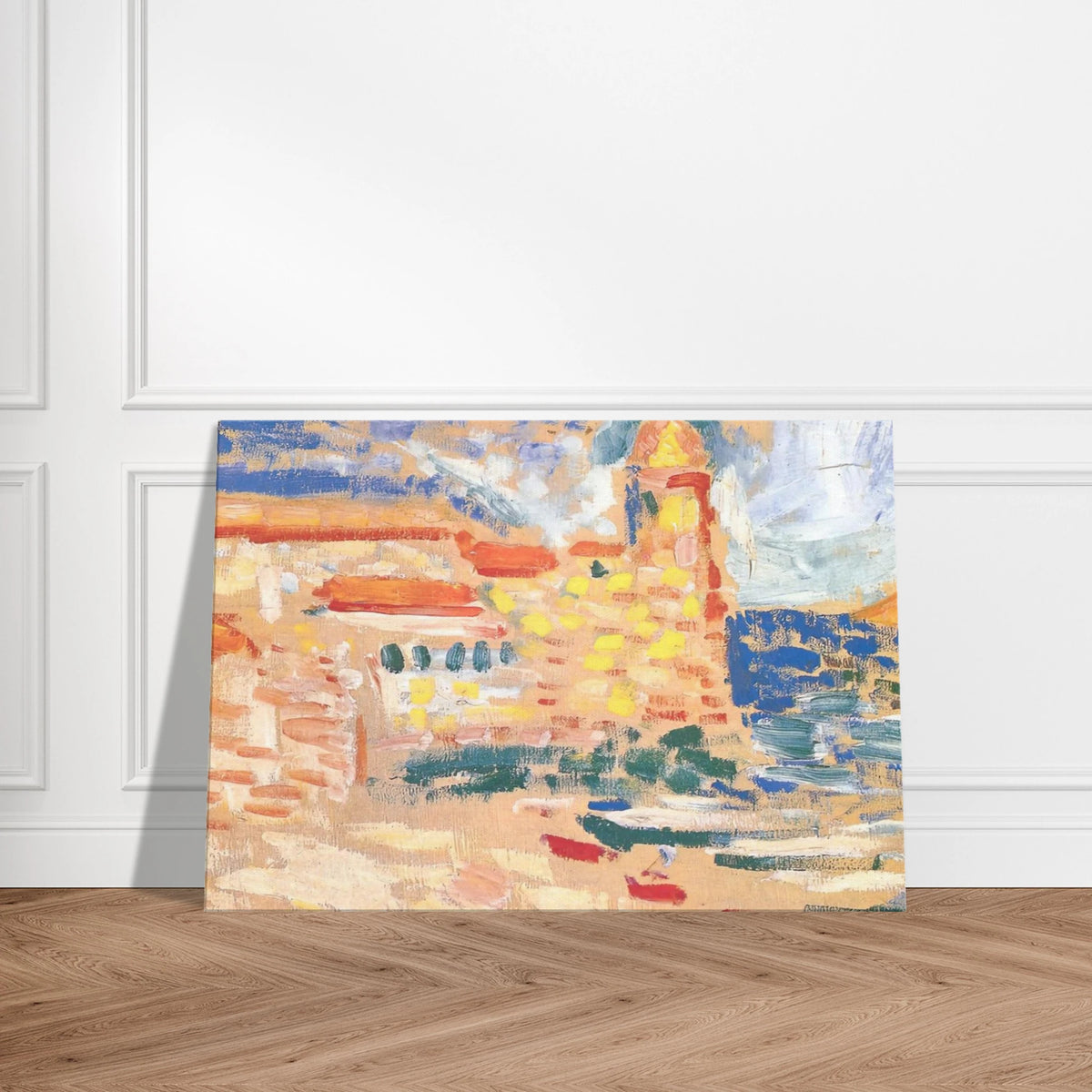 VIEW OF COLLIOURE WITH CHURCH 1905 Canvas | Henri Matisse Canvas | Henri Matisse Print