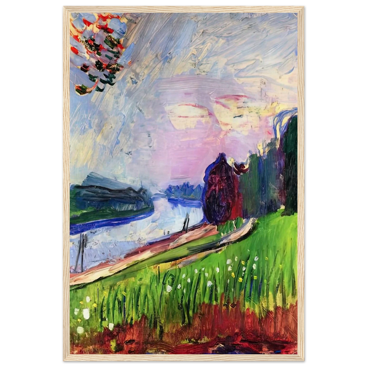 COPSE OF THE BANKS OF THE GARONNE 1900 Framed Poster | Henri Matisse Framed Prints Wall Art | Henri Matisse Print
