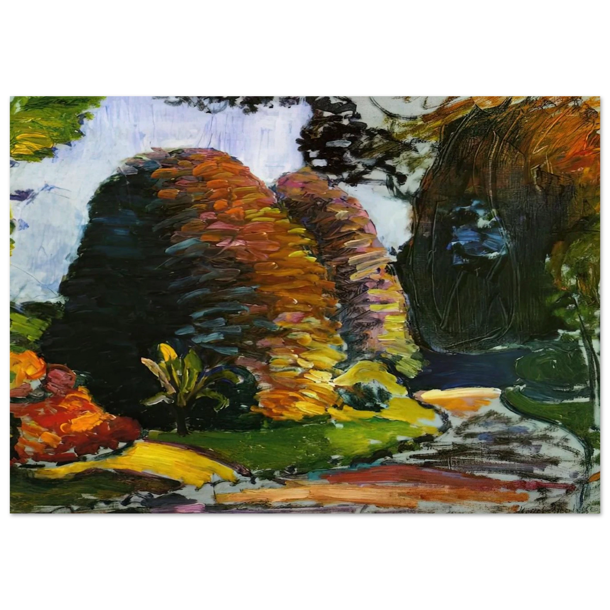 LUXEMBOURG GARDENS 1903 Poster | Henri Matisse Poster | Henri Matisse Print