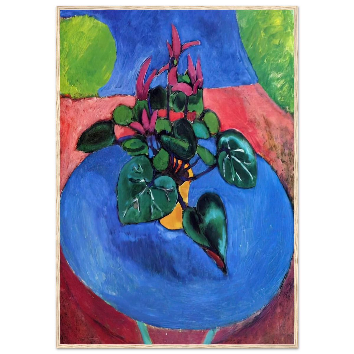CYCLAMEN POURPRE 1912 Framed Poster | Henri Matisse Framed Prints Wall Art | Henri Matisse Print