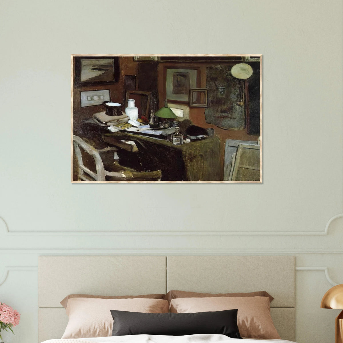 INTERIOR WITH A TOP HAT 1896 Framed Poster | Henri Matisse Framed Prints Wall Art | Henri Matisse Print