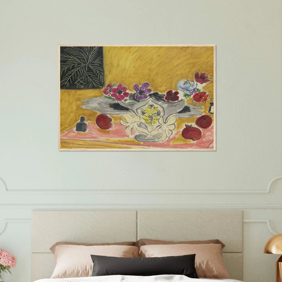 ANEMONES ET GRENADES 1946 Framed Poster | Henri Matisse Framed Prints Wall Art | Henri Matisse Print