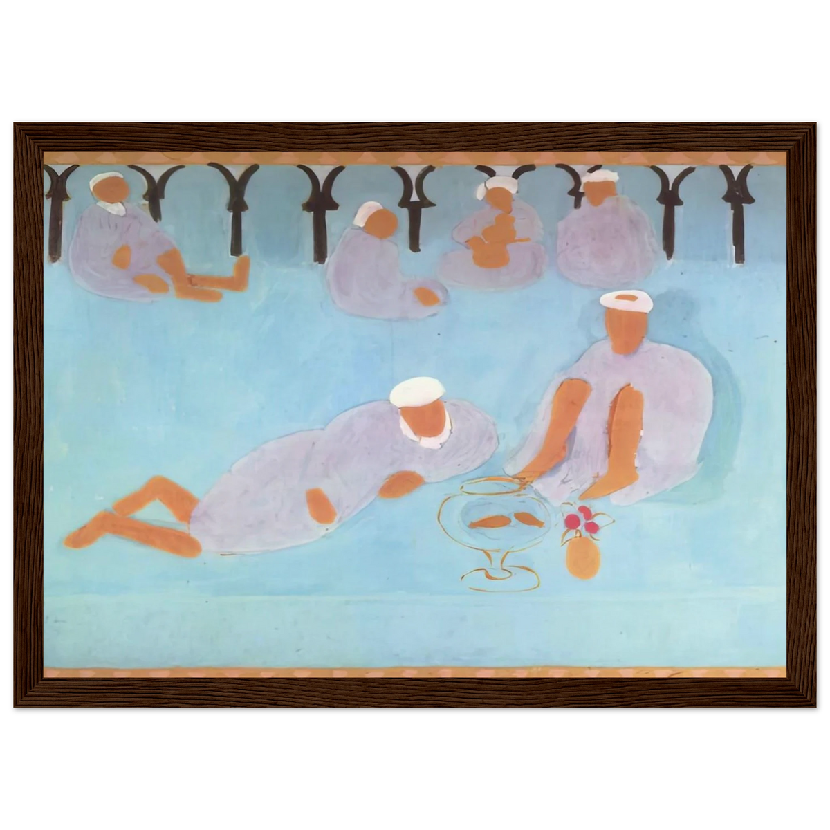 MOROCCAN CAF 1913 Framed Poster | Henri Matisse Framed Prints Wall Art | Henri Matisse Print