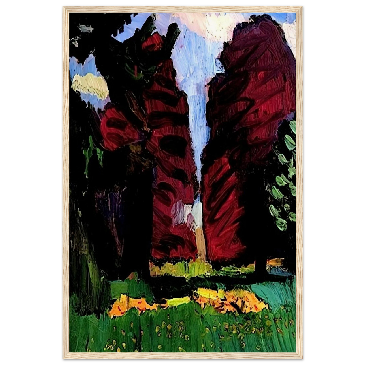 COPPER BEECHES 1901 Framed Poster | Henri Matisse Framed Prints Wall Art | Henri Matisse Print