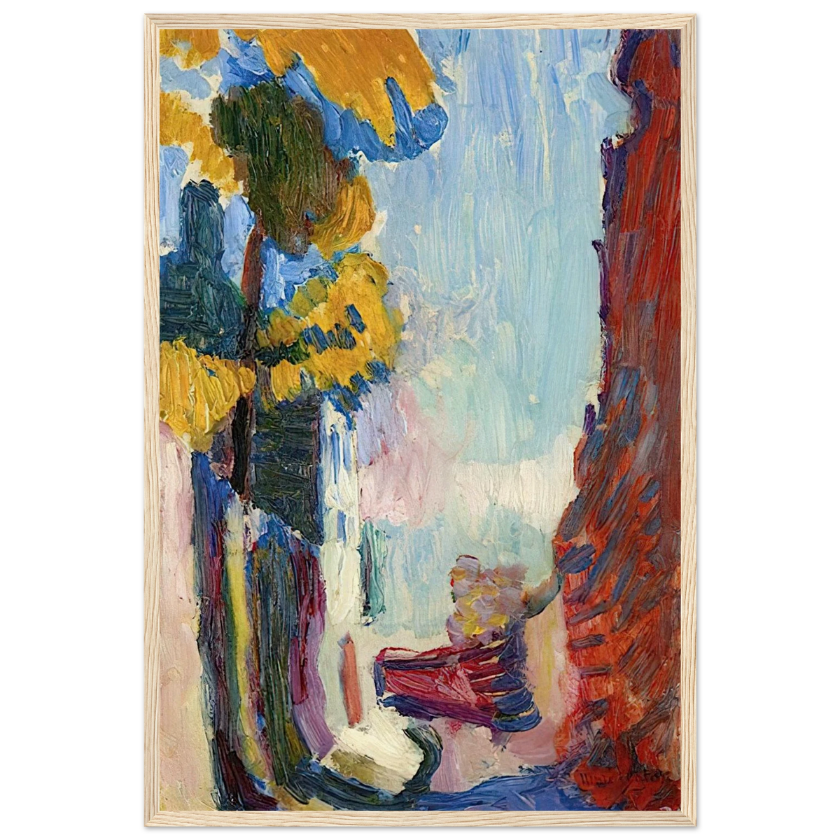 ARCUEIL 1899 Framed Poster | Henri Matisse Framed Prints Wall Art | Henri Matisse Print