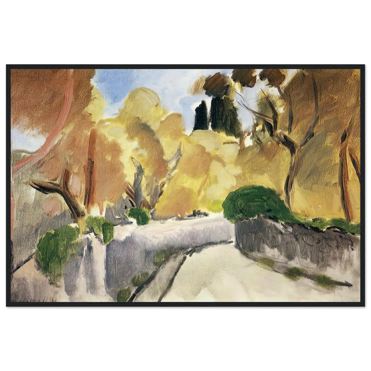 LANDSCAPE 2 Framed Poster | Henri Matisse Framed Prints Wall Art | Henri Matisse Print