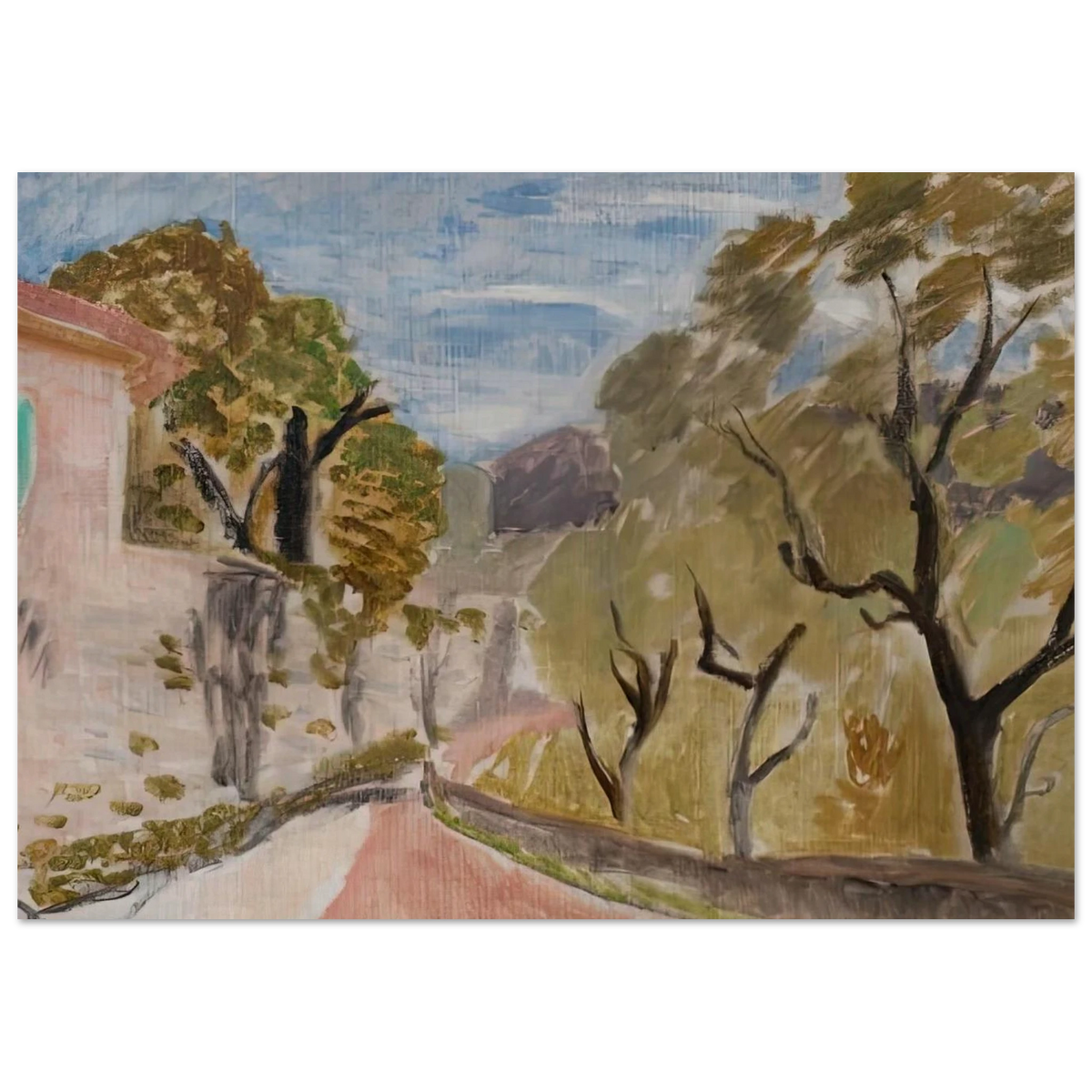PAYSAGE OU RUE DANS LE MIDI 1918 Poster | Henri Matisse Poster | Henri Matisse Print
