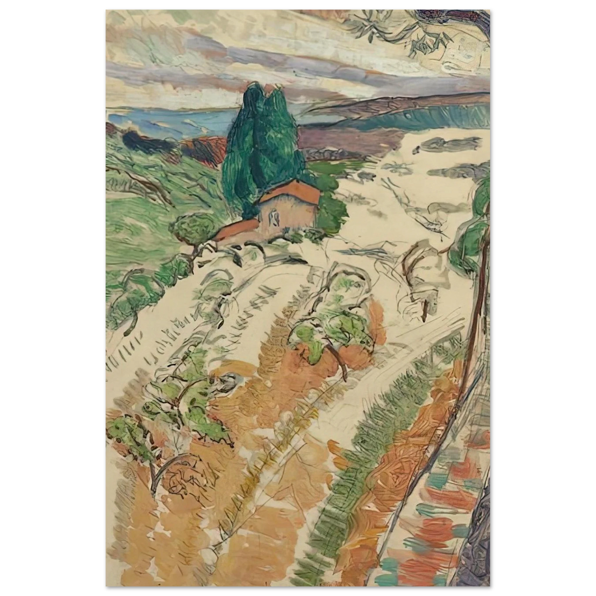 PAYSAGE ST TROPEZ 1904 Poster | Henri Matisse Poster | Henri Matisse Print