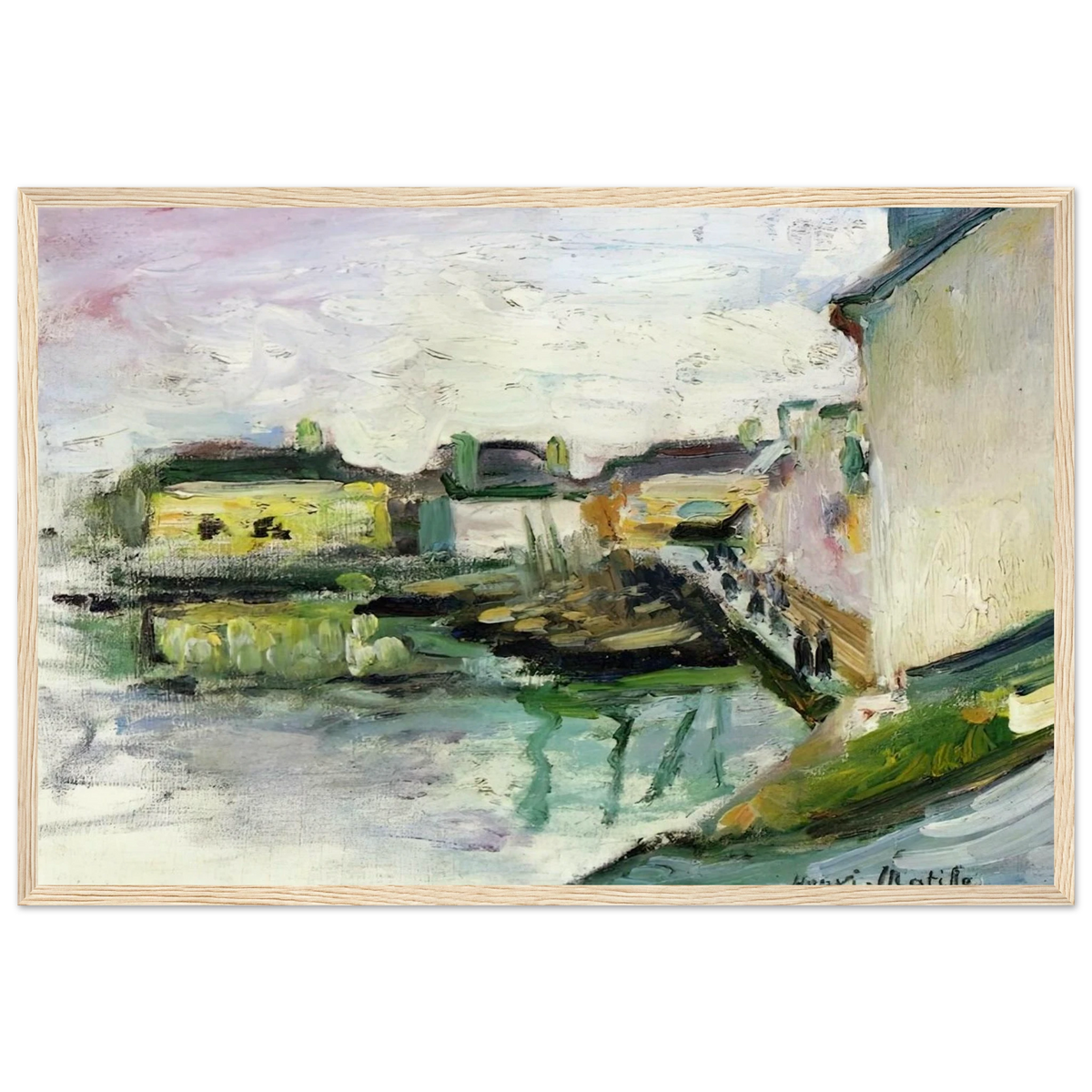 THE PORT OF PALAIS BELLE ILE 1896 Framed Poster | Henri Matisse Framed Prints Wall Art | Henri Matisse Print