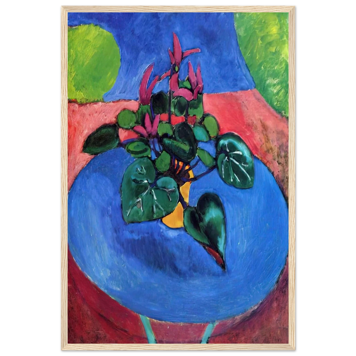 CYCLAMEN POURPRE 1912 Framed Poster | Henri Matisse Framed Prints Wall Art | Henri Matisse Print