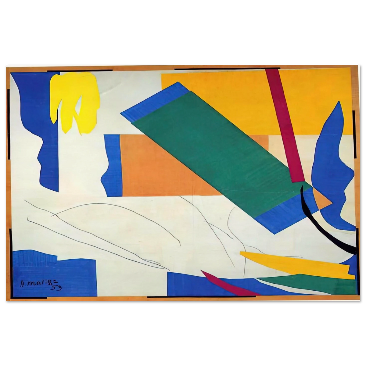 MEMORY OF OCEANIA Poster | Henri Matisse Poster | Henri Matisse Print