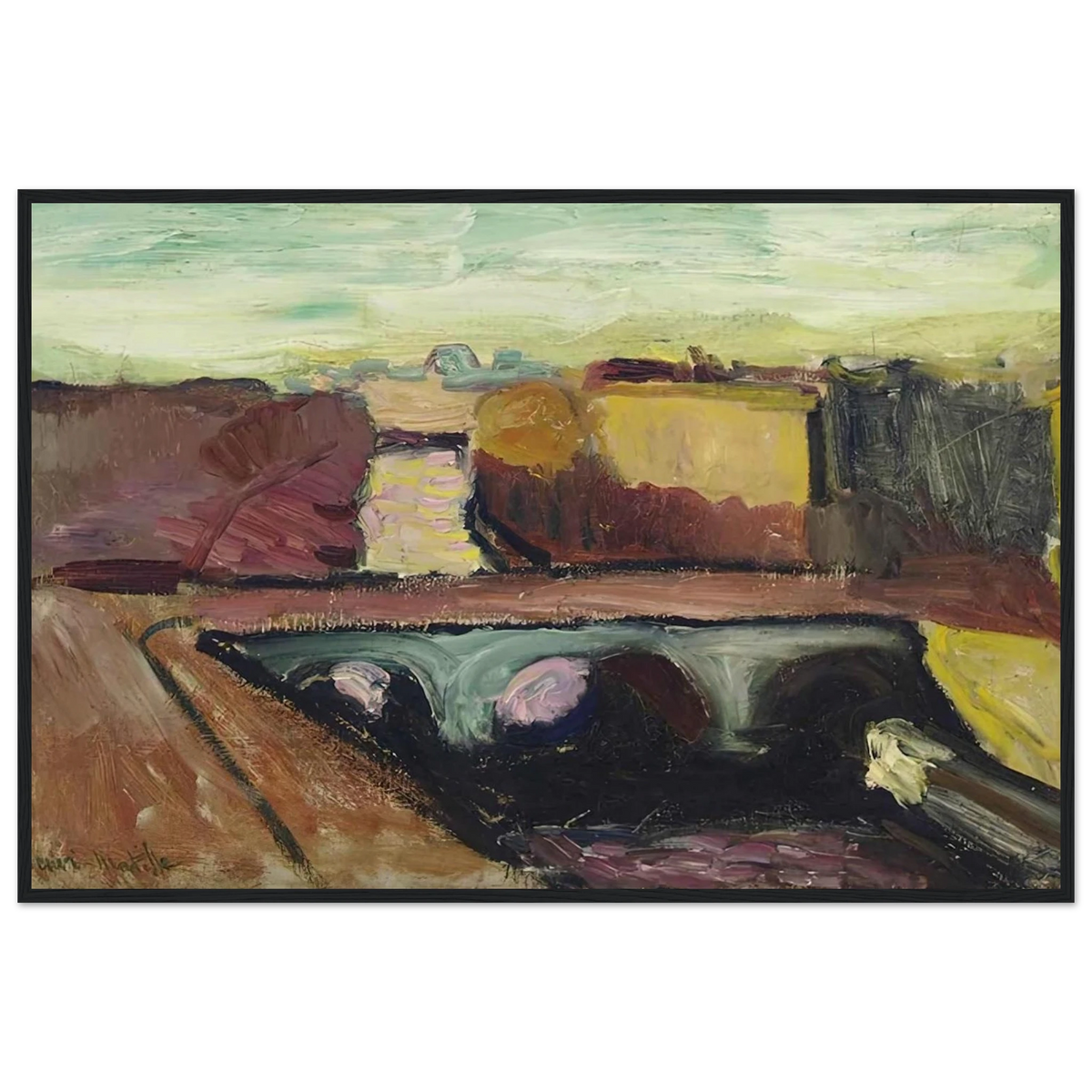 VUE DE LA SEINE LE PONT SAINT MICHEL 1904 Framed Poster | Henri Matisse Framed Prints Wall Art | Henri Matisse Print