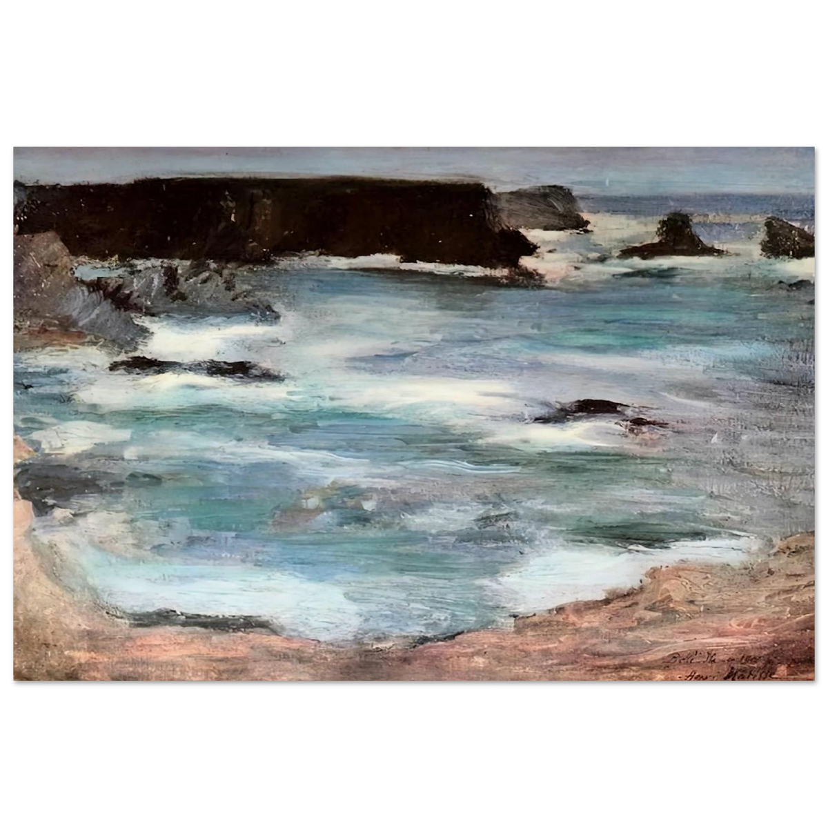 ROCHERS A BELLE ILE 1896 0 Poster | Henri Matisse Poster | Henri Matisse Print