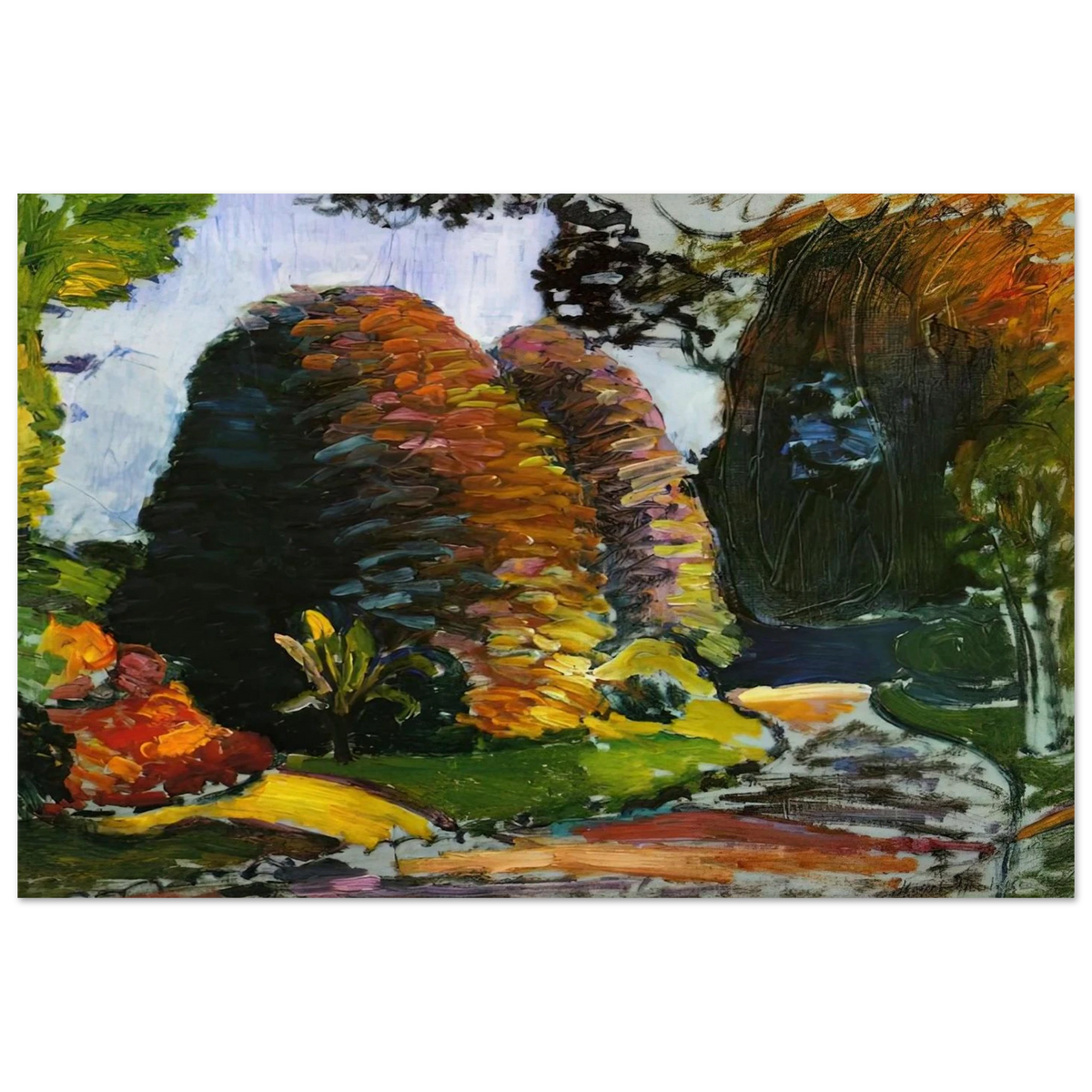 LUXEMBOURG GARDENS 1903 Poster | Henri Matisse Poster | Henri Matisse Print