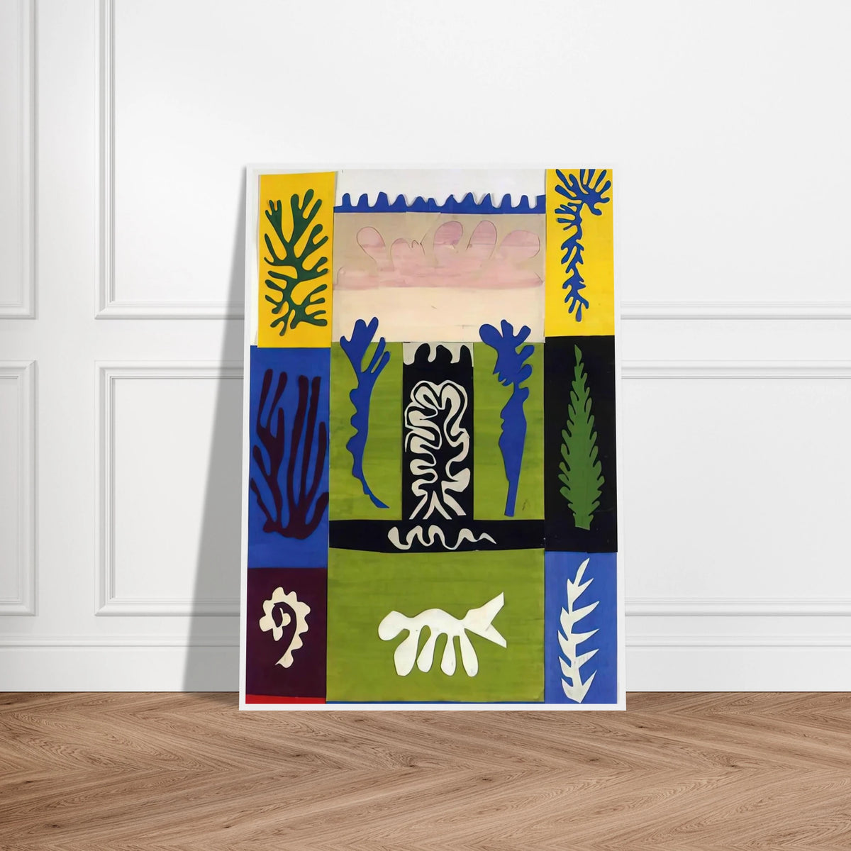 CUT OUTS 5 Framed Poster | Henri Matisse Framed Prints Wall Art | Henri Matisse Print