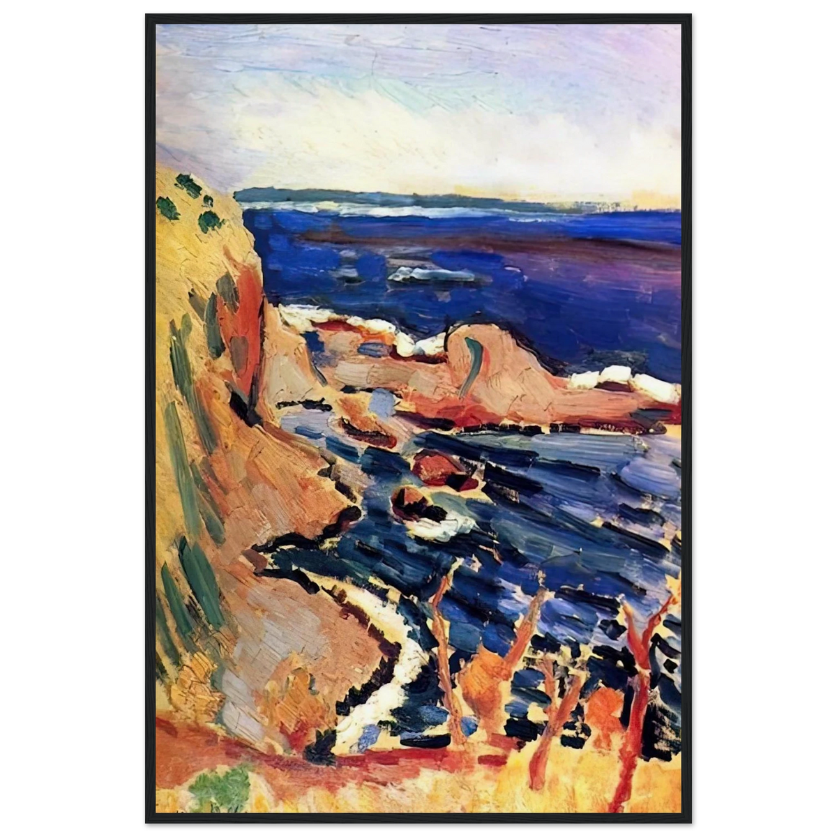 LA MOULADE 1905 Framed Poster | Henri Matisse Framed Prints Wall Art | Henri Matisse Print