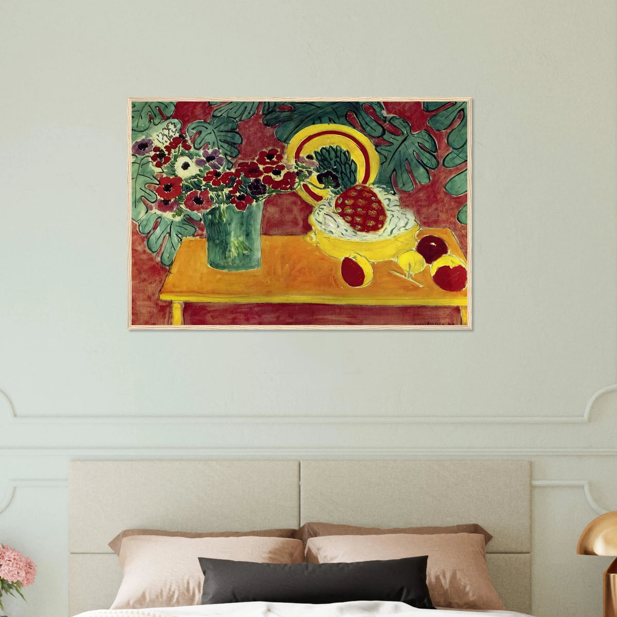 PINEAPPLE AND ANEMONES 1940 Framed Poster | Henri Matisse Framed Prints Wall Art | Henri Matisse Print