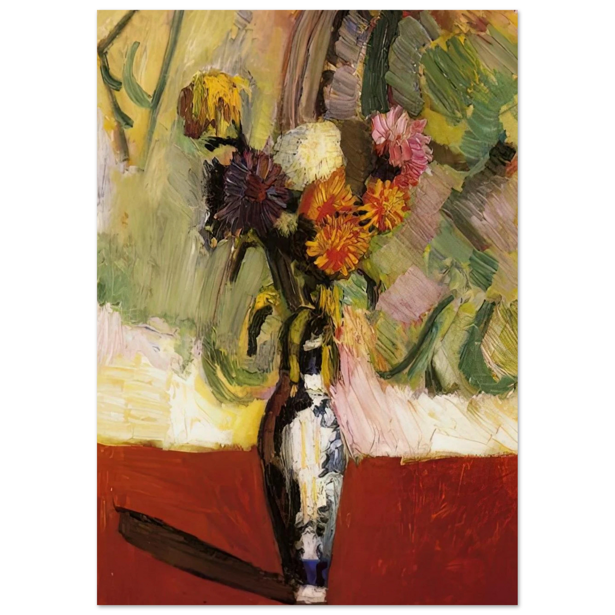 CHRYSANTHEMUMS IN A CHINESE VASE 1902 Poster | Henri Matisse Poster | Henri Matisse Print