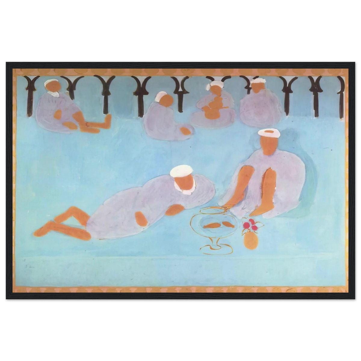 MOROCCAN CAF 1913 Framed Poster | Henri Matisse Framed Prints Wall Art | Henri Matisse Print