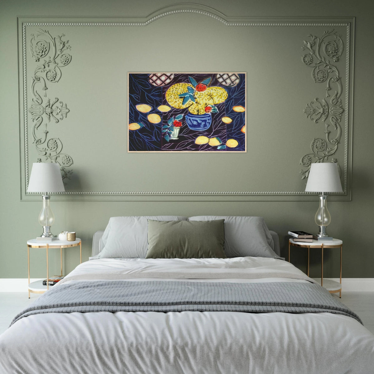 LEMONS AND MIMOSA 1944 Framed Poster | Henri Matisse Framed Prints Wall Art | Henri Matisse Print