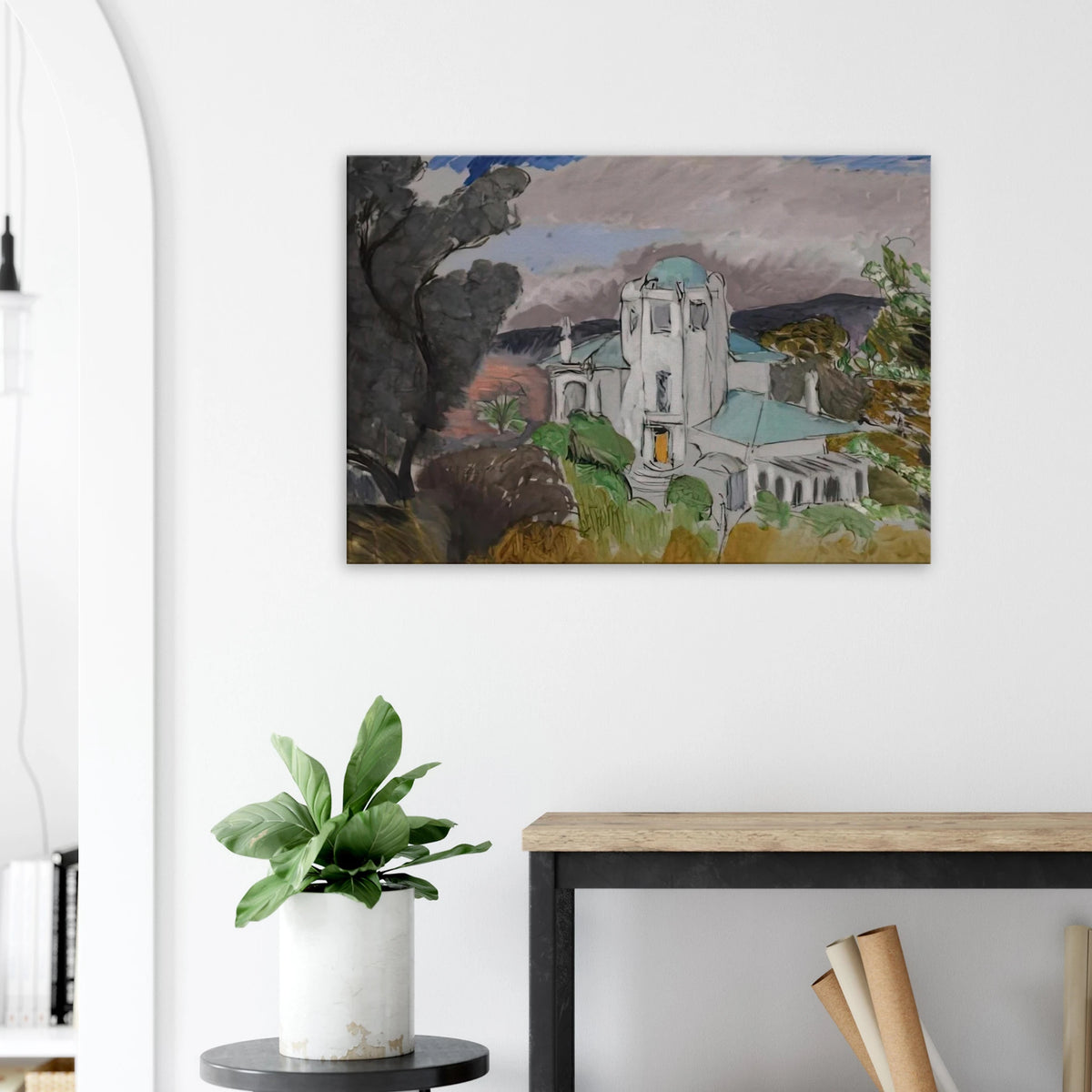 BLUE VILLA 1918 Canvas | Henri Matisse Canvas | Henri Matisse Print