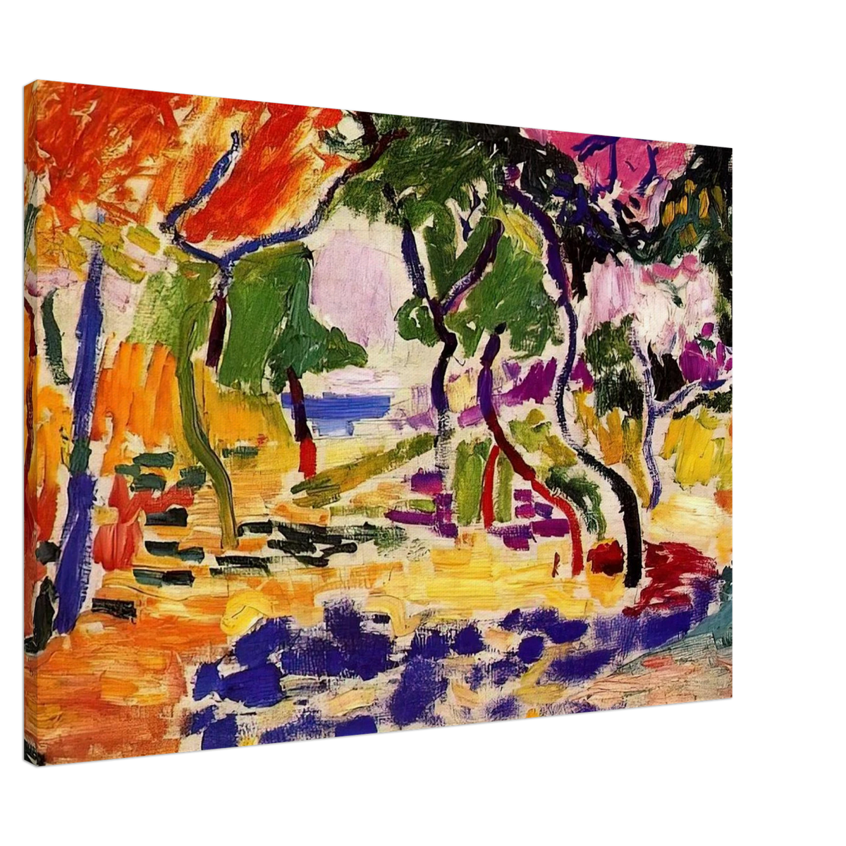 COUNTRYSIDE AT COLLIOURE 1905 Canvas | Henri Matisse Canvas | Henri Matisse Print