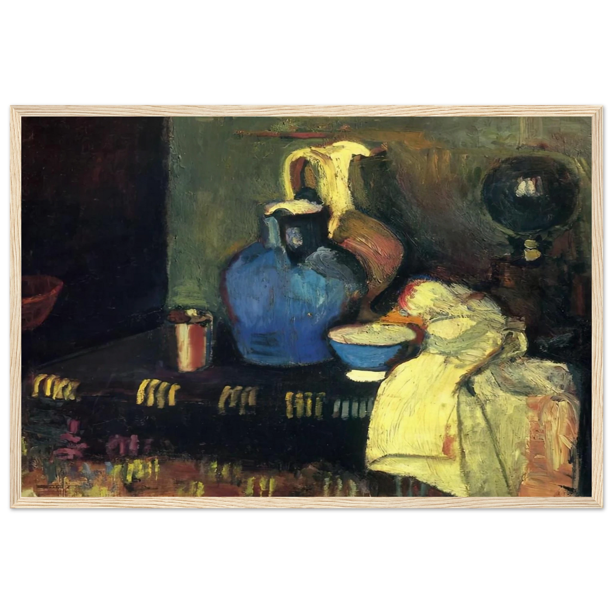 BLUE PITCHER Framed Poster | Henri Matisse Framed Prints Wall Art | Henri Matisse Print