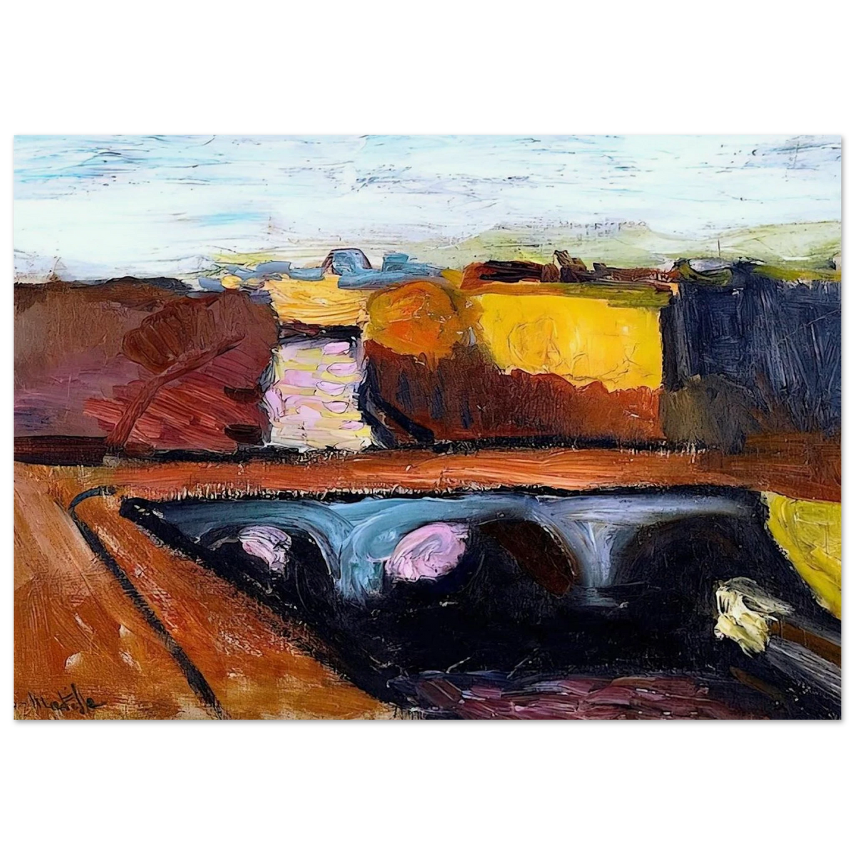 VIEW OF THE SEINE THE PONT SAINT MICHEL 1904 Poster | Henri Matisse Poster | Henri Matisse Print