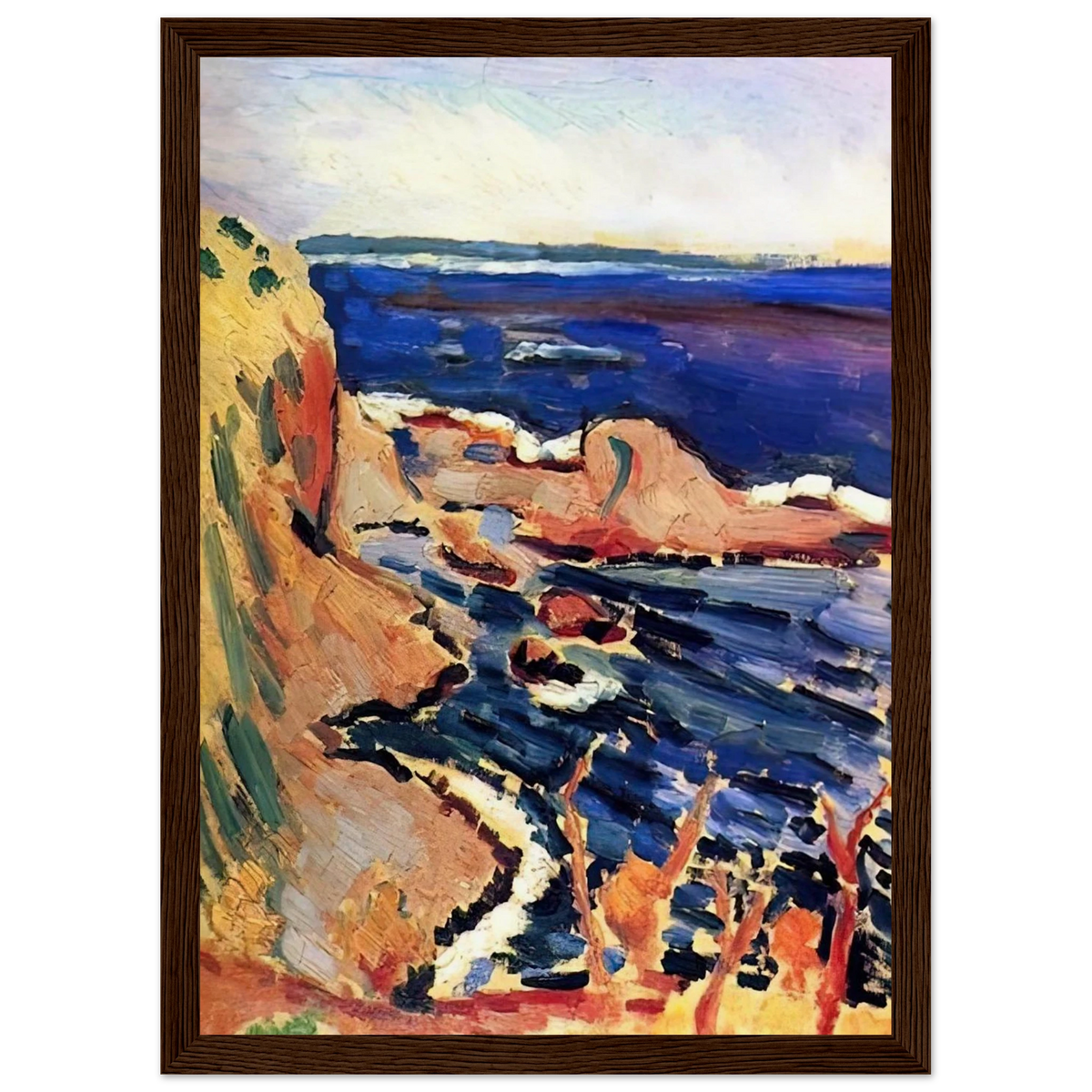 LA MOULADE 1905 Framed Poster | Henri Matisse Framed Prints Wall Art | Henri Matisse Print