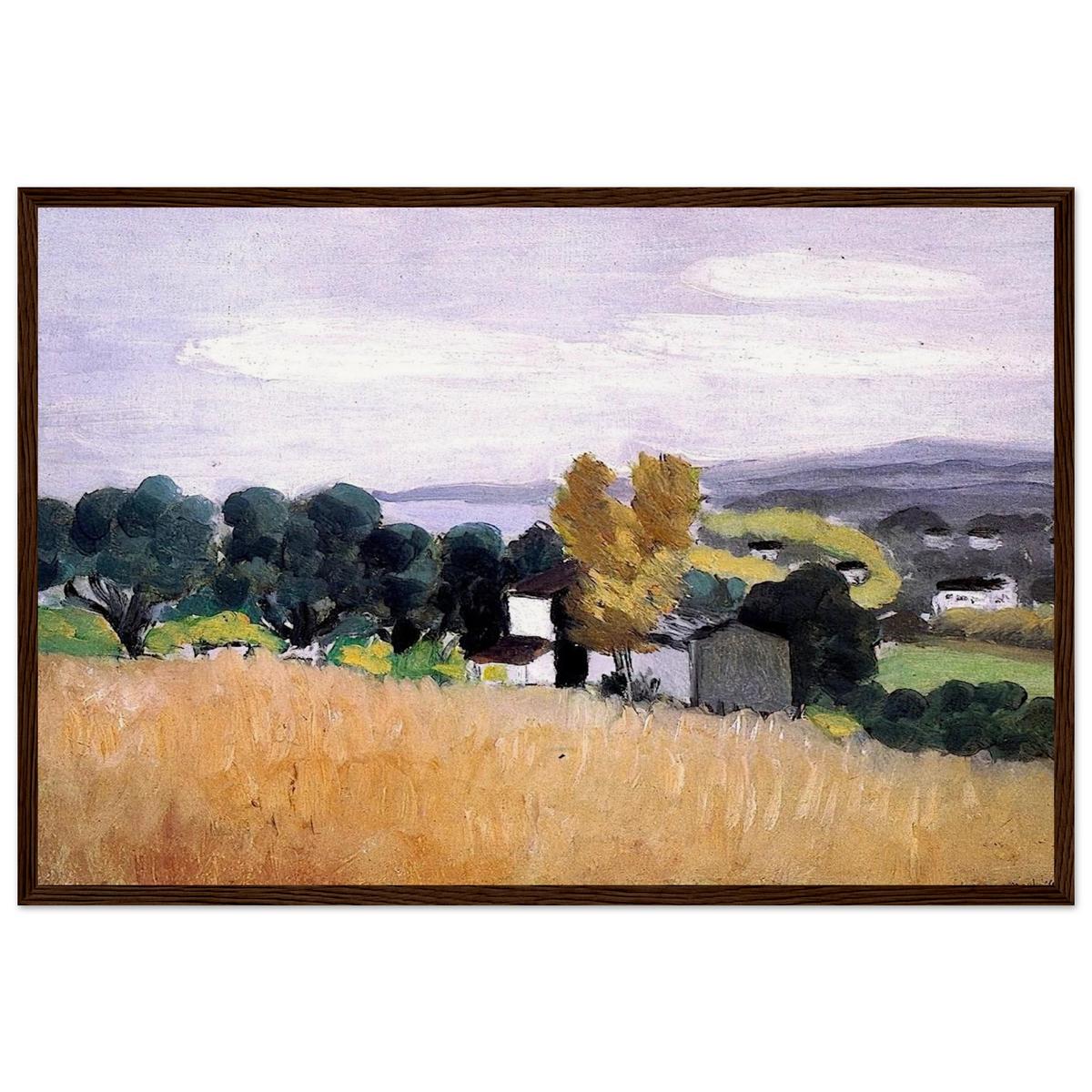 AUTUMN IN CAGNES 1918 Framed Poster | Henri Matisse Framed Prints Wall Art | Henri Matisse Print