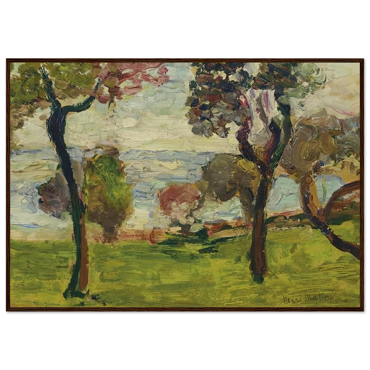 PAYSAGE 1898 Framed Poster | Henri Matisse Framed Prints Wall Art | Henri Matisse Print