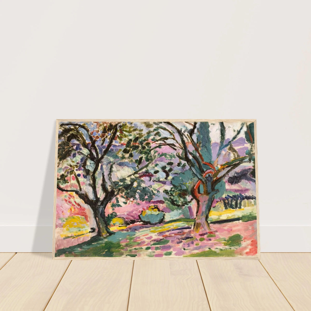 OLIVE TREES AT COLLIOURE 1906 Framed Poster | Henri Matisse Framed Prints Wall Art | Henri Matisse Print