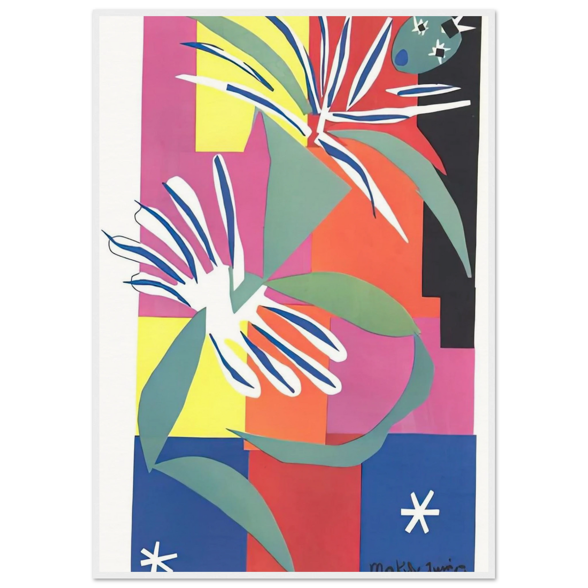 CREOLE DANCER Framed Poster | Henri Matisse Framed Prints Wall Art | Henri Matisse Print