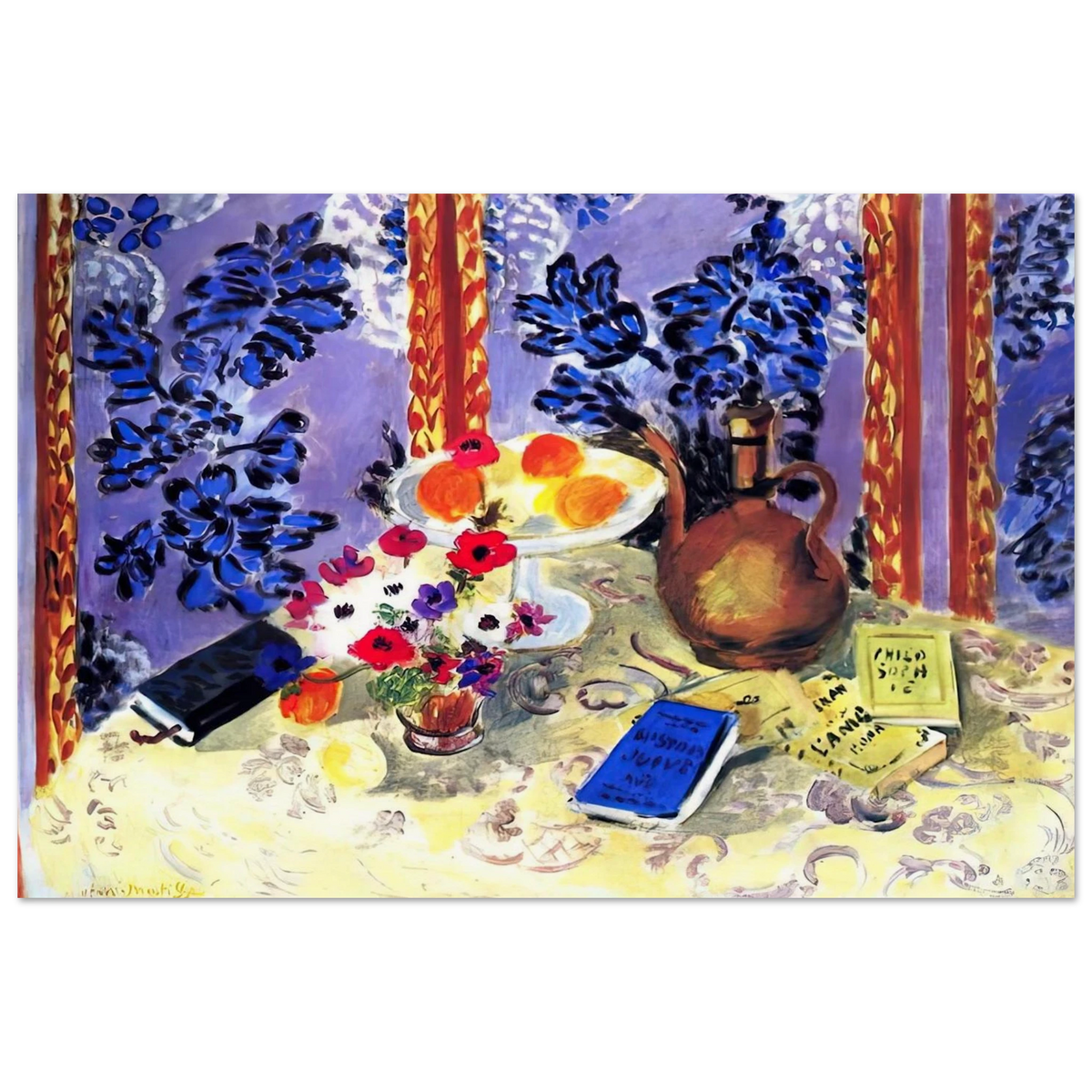 STILL LIFE HISTOIRES JUIVES 1924 Poster | Henri Matisse Poster | Henri Matisse Print