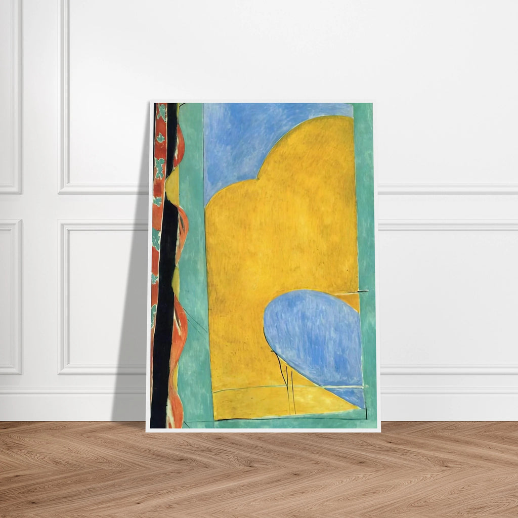 THE YELLOW CURTAIN Framed Poster | Henri Matisse Framed Prints Wall Art | Henri Matisse Print