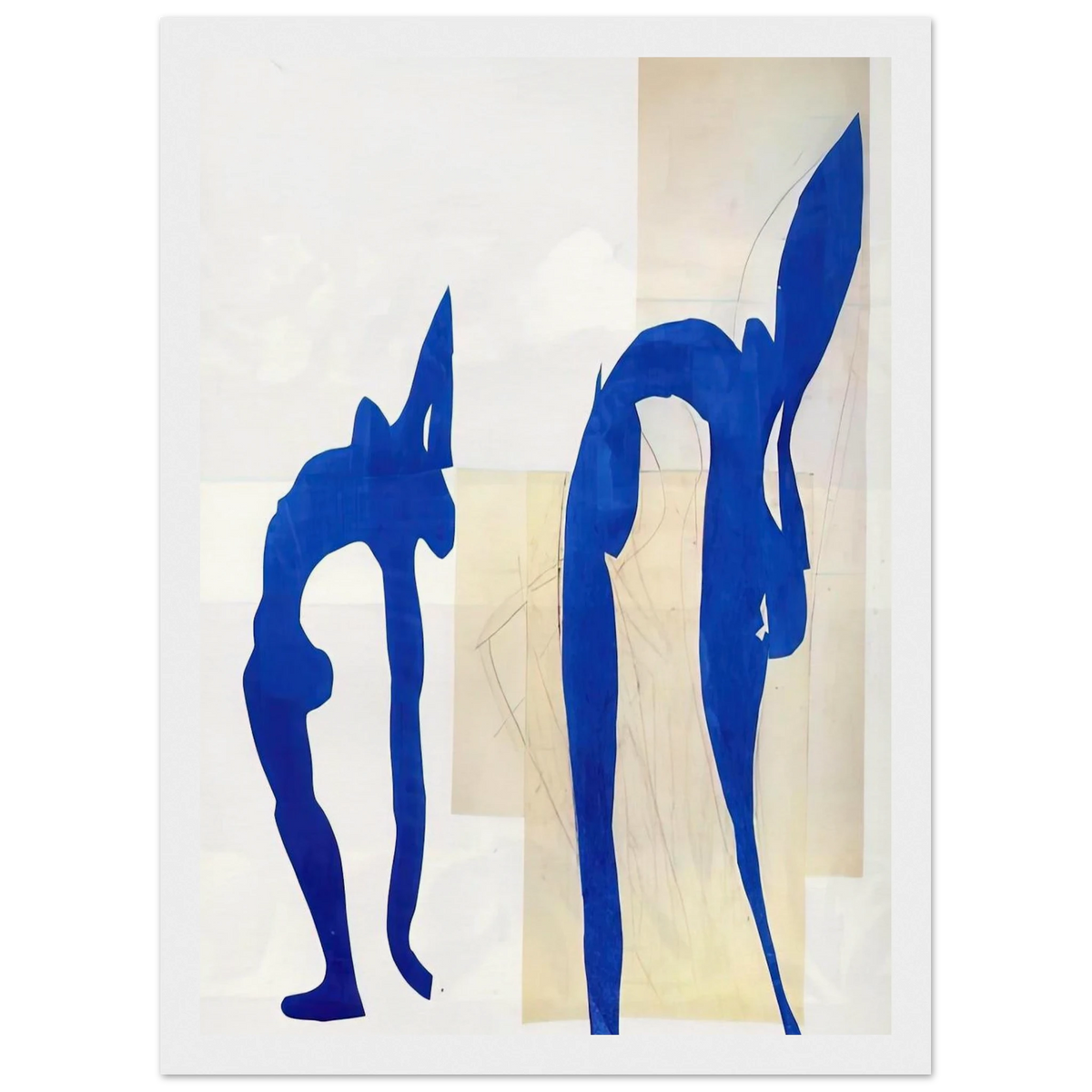 BLUE NUDES Framed Poster | Henri Matisse Framed Prints Wall Art | Henri Matisse Print