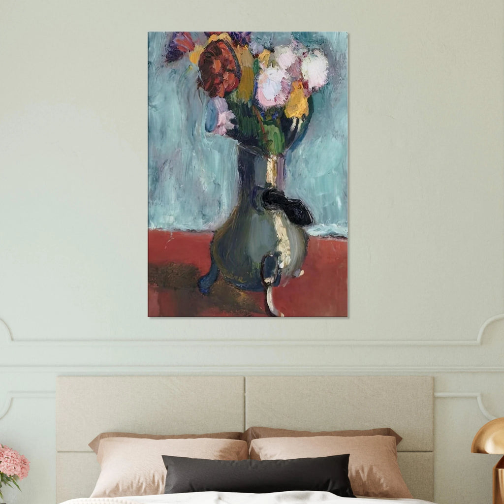 BOUQUET OF FLOWERS IN CHOCOLATE 1902 Canvas | Henri Matisse Canvas | Henri Matisse Print