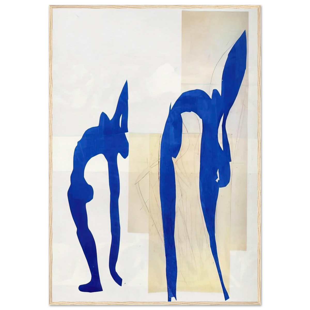BLUE NUDES Framed Poster | Henri Matisse Framed Prints Wall Art | Henri Matisse Print