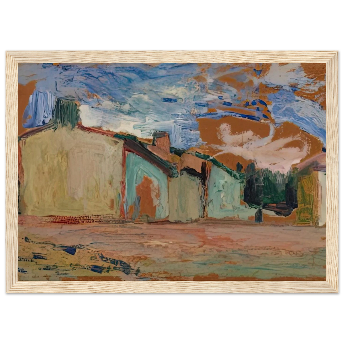 HOUSES FENOUILLET 1898 Framed Poster | Henri Matisse Framed Prints Wall Art | Henri Matisse Print