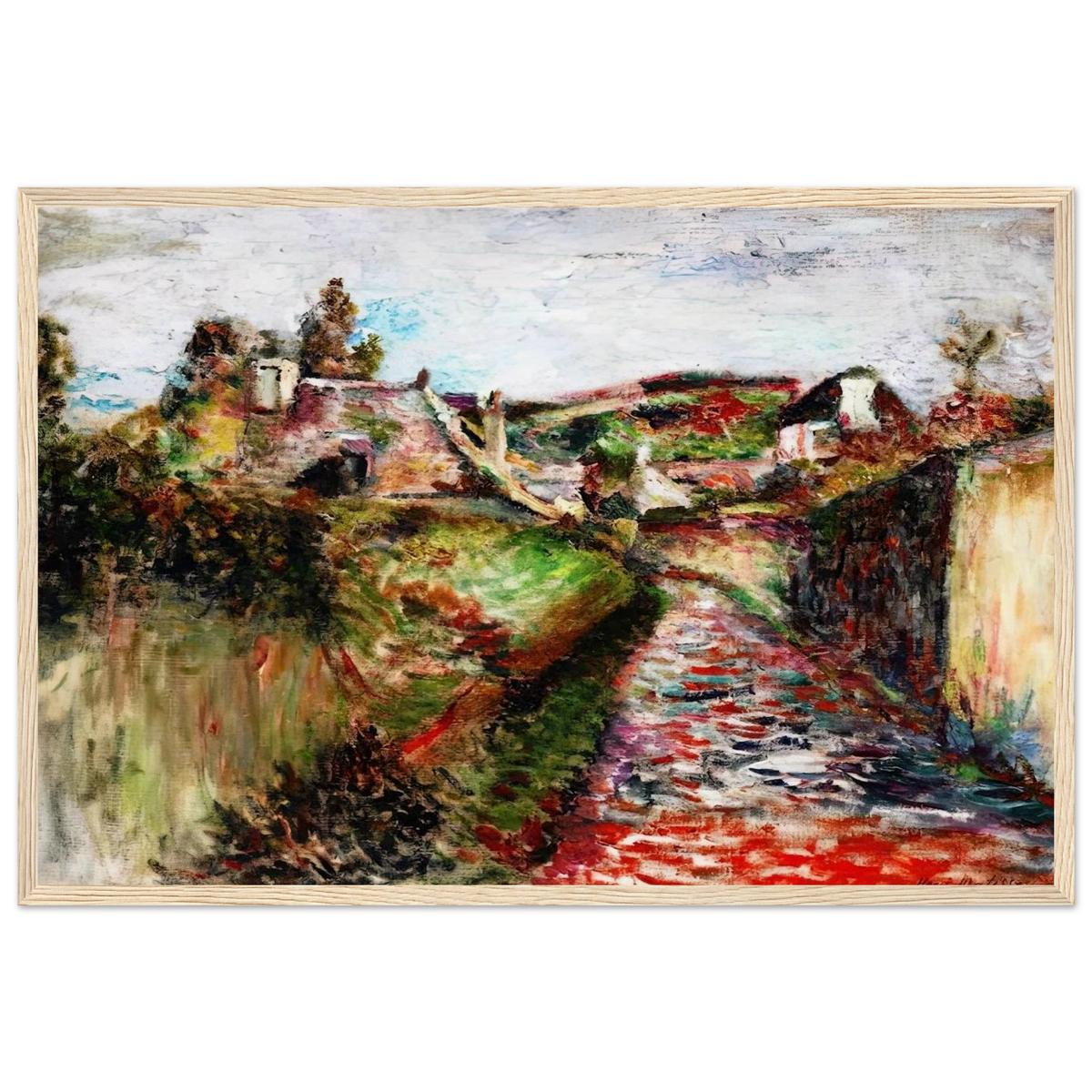 VIEW OF BELLE ILE 1897 Framed Poster | Henri Matisse Framed Prints Wall Art | Henri Matisse Print