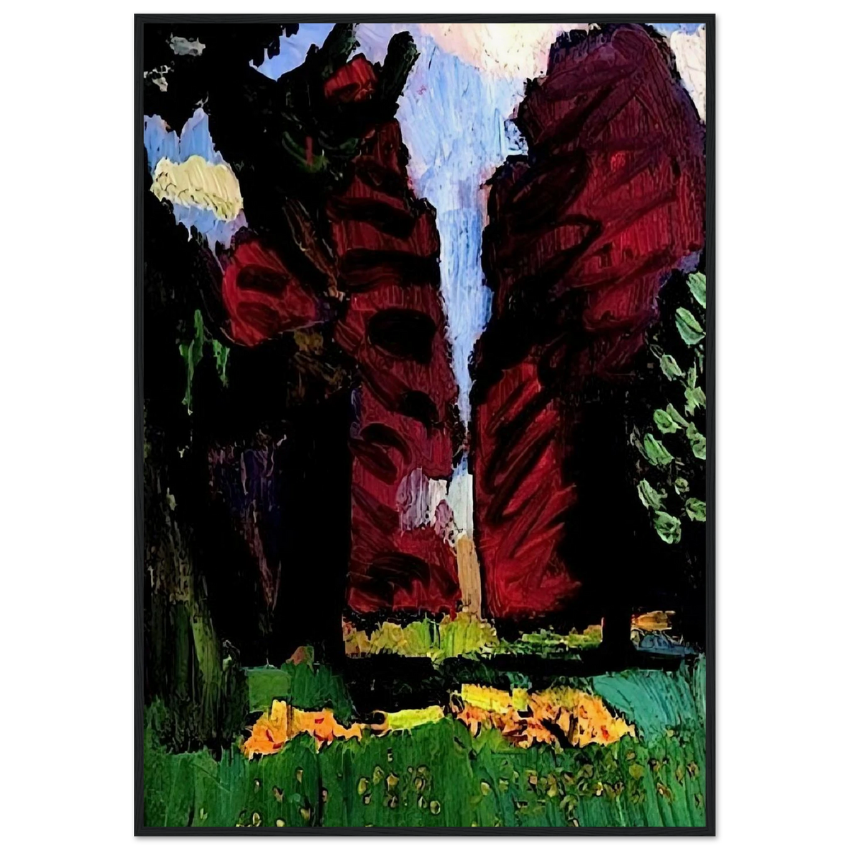 COPPER BEECHES 1901 Framed Poster | Henri Matisse Framed Prints Wall Art | Henri Matisse Print