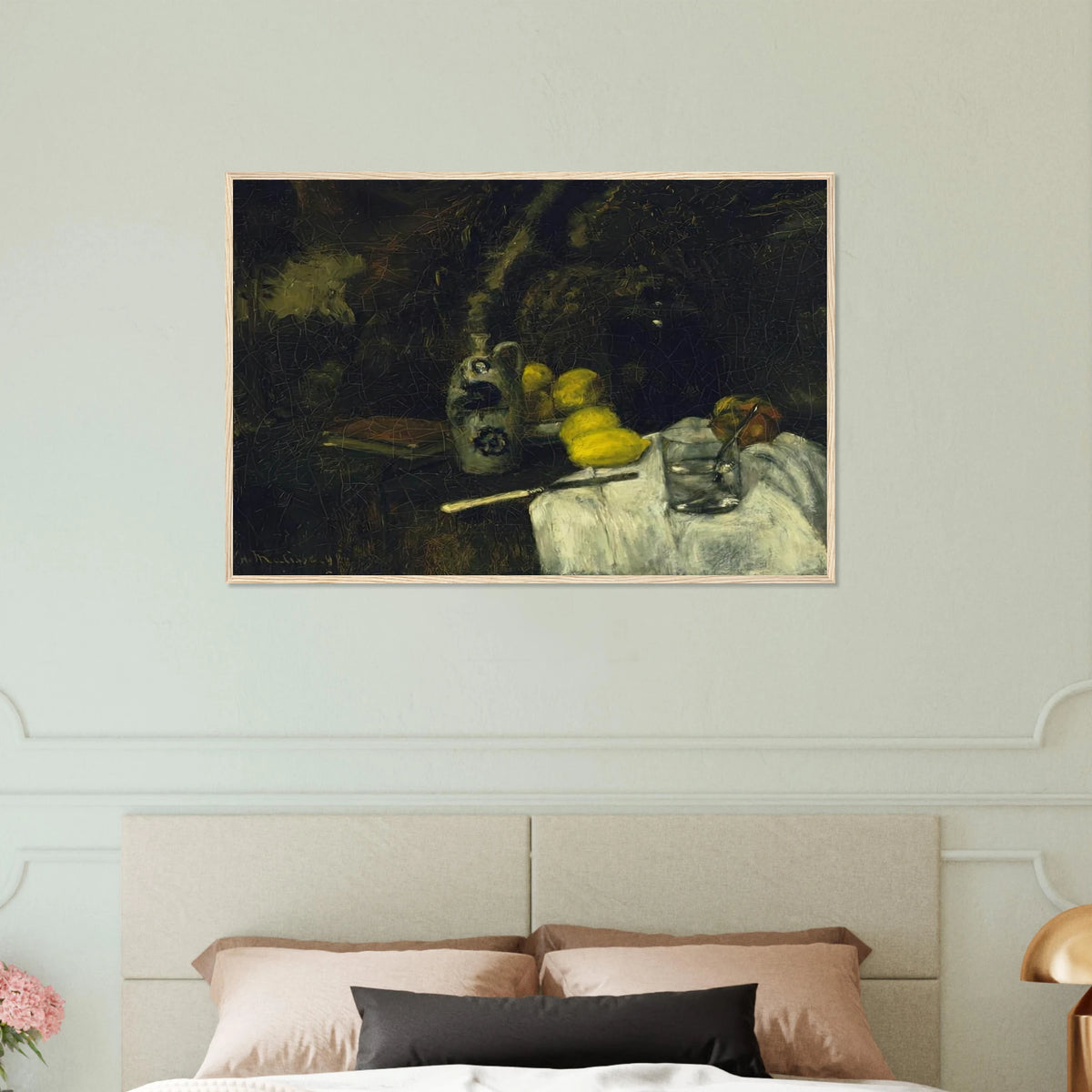 LEMONS AND BOTTLE OF DUTCH GIN 1896 Framed Poster | Henri Matisse Framed Prints Wall Art | Henri Matisse Print