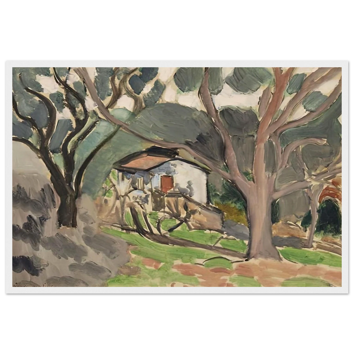 LA MAISONNETTE 1919 Framed Poster | Henri Matisse Framed Prints Wall Art | Henri Matisse Print