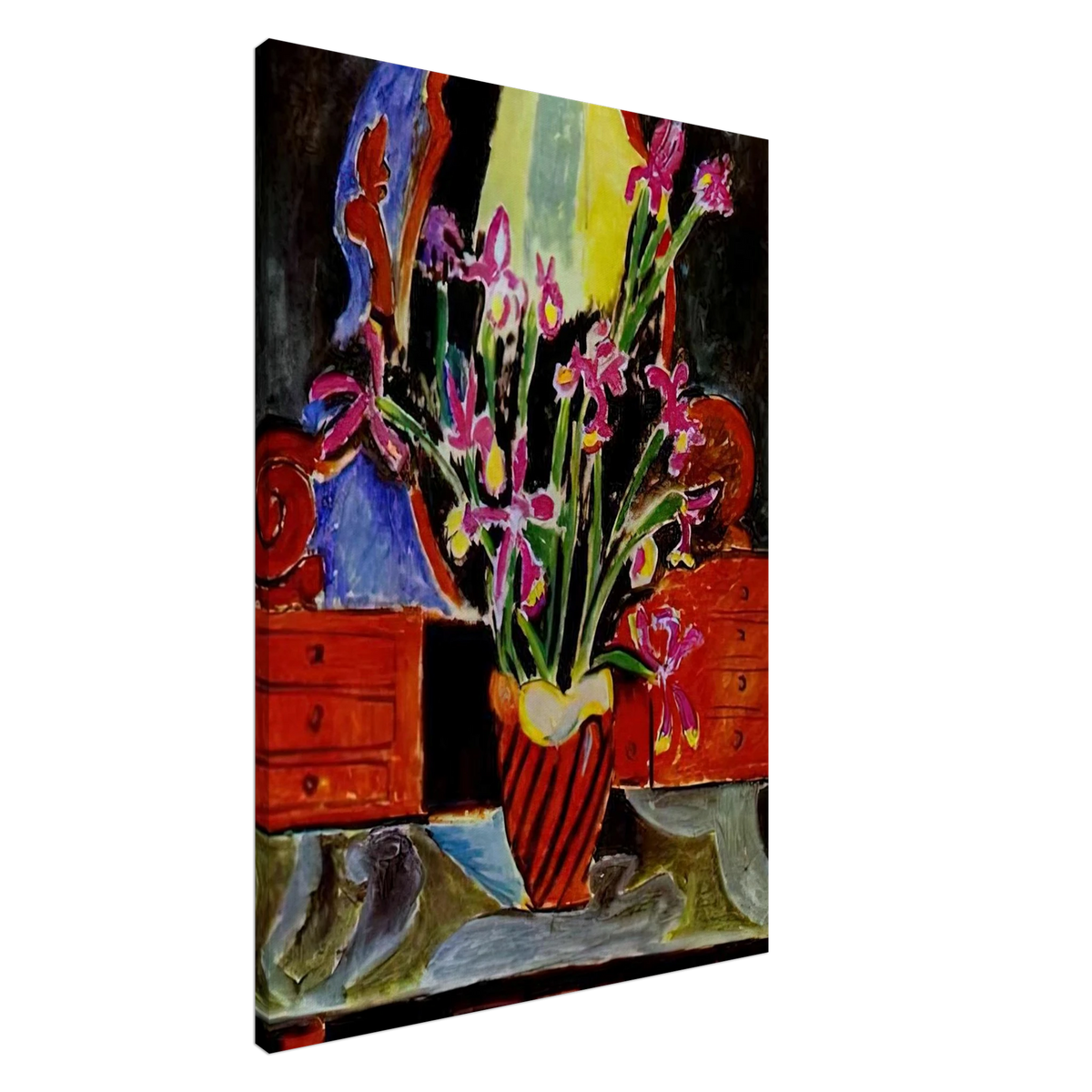 VASE OF IRISES 1912 Canvas | Henri Matisse Canvas | Henri Matisse Print