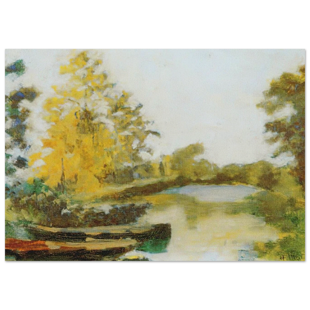 BANKS OF THE CANAL 1903 Poster | Henri Matisse Poster | Henri Matisse Print